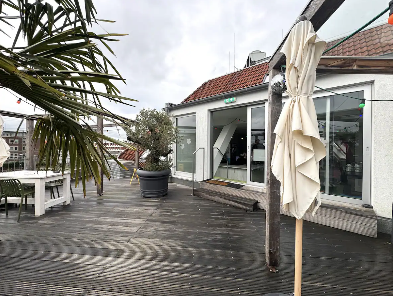 Zugang vom Flur auf die Dachterrasse